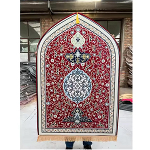 Offre Spéciale <span class=keywords><strong>pour</strong></span> adulte tapis de prière Ramadan Sajadah musulman Portable doux islamique cadeau articles Tapis De Priere Islam - Product Image 2