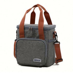 Custom Oxford Waterproof <b>Thermal</b> Portable Insulation <b>Backpack</b> Logo Wholesale Double-Layer Large Capacity Outdoor Preservation - Product Image 3