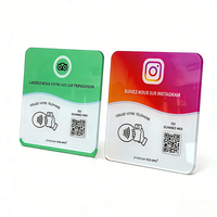 Autocollant de table NFC RFID personnalisable à prix d'usine, 13,56 MHz, étanche, pour entreprises, adhésions, hôtels et médias (pour avis)