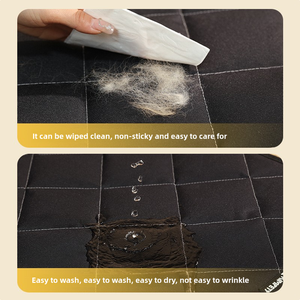 Vente en gros lit imperméable pour <span class=keywords><strong>chien</strong></span>, couverture rectangulaire antidérapante pour <span class=keywords><strong>chien</strong></span>, <span class=keywords><strong>tapis</strong></span> lavable pour canapé/canapé-lit, carton facile à décoller - Product Image 4