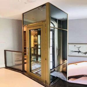 Pengiriman gratis 3 lantai 2-orang vila-pengangkat kecil hidrolik 2 sampai 3 lantai 4-orang Lift Vila Mini dengan harga murah - Product Image 1