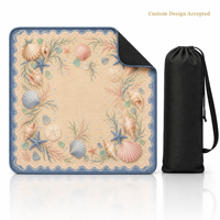 Tapis de Mahjong en Jacquard de Luxe Moderne avec Bordures Renforcées et Sac de Rangement – OEM, Marque Privée, Image Personnalisée Disponible, Vente en Gros pour le Poker