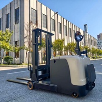Chariot élévateur contrepoids électrique compact 1500 kg pour opérations d'entrepôt