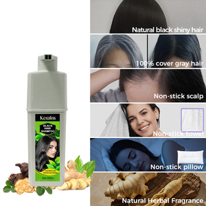 Joynna 4in1 <span class=keywords><strong>Calla</strong></span> màu nâu sẫm màu đen dâu hương thảo Thuốc nhuộm tóc dầu gội Noni 3 trong 1 cho màu xám tóc thảo dược - Product Image 5