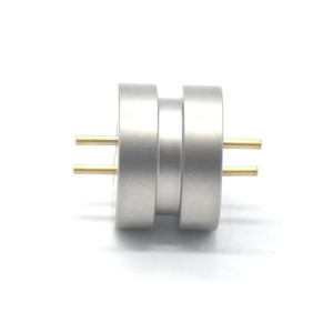 Connecteur hermétique 400 F, 2 broches, acier inoxydable, verre 304, frittage du verre, haute pression, fuite d'air pour appareils à gaz - Product Image 2