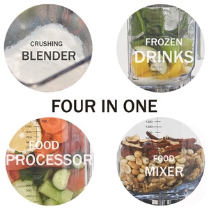 Touch Panel steuert vier Funktionen für Püree Ice Crush Slashee Veggies Shatter Profession eller elektrischer Getränke mixer - Product Image 4