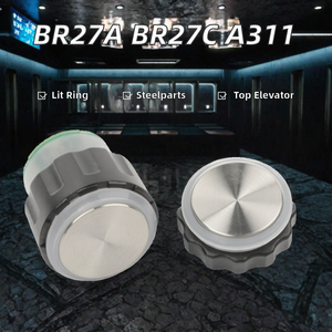 Bouton poussoir et interrupteur d'ascenseur électronique lumineux en acier inoxydable BR27A BR27C A311, marque <span class=keywords><strong>KELMA</strong></span> - Product Image 2
