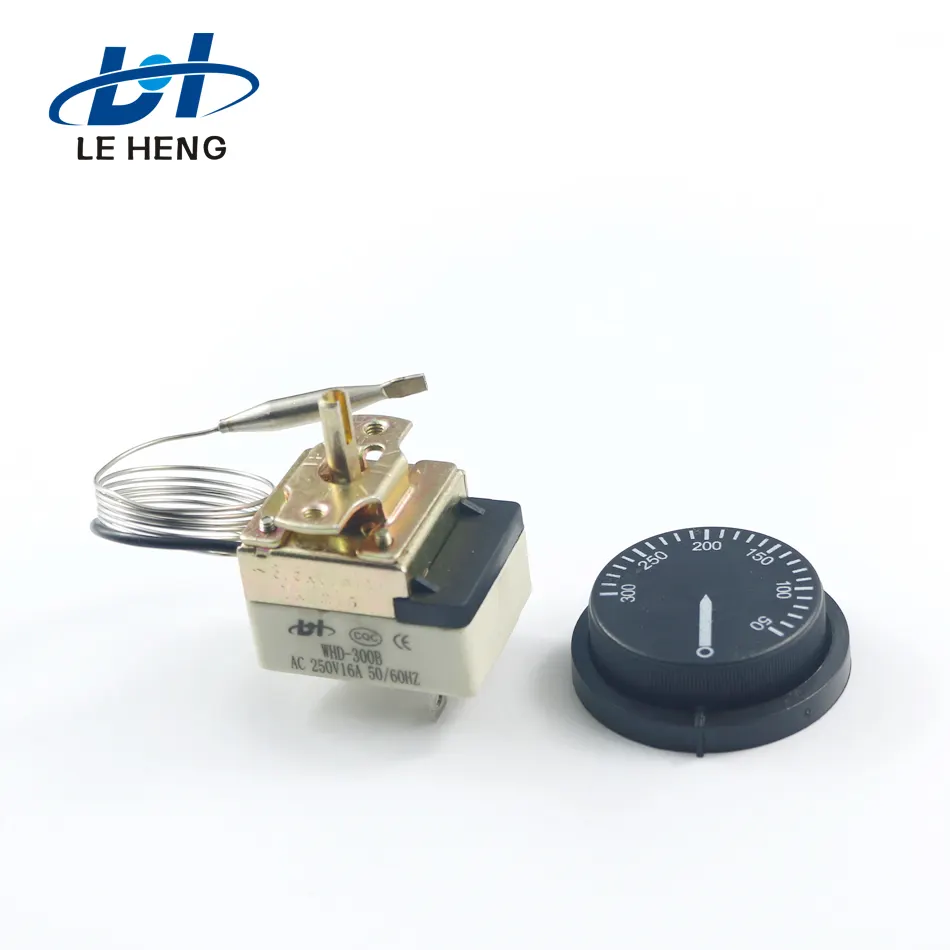 Factory price direct selling WHD-B thermostat 1-1.5 Water heater capillary thermostat thermostat for electric fryer