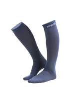 Chaussettes de compression montantes sur mesure, élastiques et respirantes, avec design de revers et de base, pour l'équitation (vente en gros)