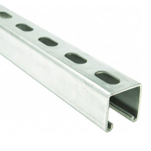 Support multifonctionnel moderne en acier et fer avec support d'étagère arrière fendu - Product Image 1