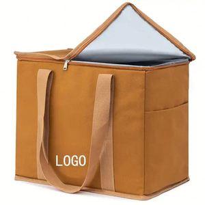 Wholesale Custom Cheap Promotional Reusable Eco-Friendly Aluminum Foil Picnic Grocery Folding Thermal Insulated Cooler Bags - Product Image 1