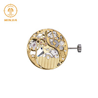 Mesin Jam Mekanik Rotor Mini Ukiran Mewah Tipis Hangzhou 5501 Micro Rotor