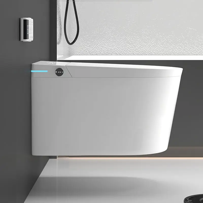 Concealed Cistern Wall Hang WC Toilet Bowl Bathroom Automatic Tankless Intelligent Wall Mounted Smart Toilet
