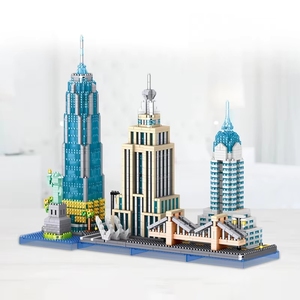 ZHE GAO LZ8333 2025, Maqueta 3D del Horizonte de Nueva York y Londres, Bloques de Construcción para Niños, Regalo, Juego de Bloques de Construcción - Product Image 2
