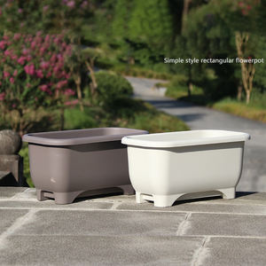 Pot de fleur en <span class=keywords><strong>plastique</strong></span> de Style rétro 6 pouces 8 pouces bol de plante d'arbre de bonsaï de fleur Pots de pépinière - Product Image 4