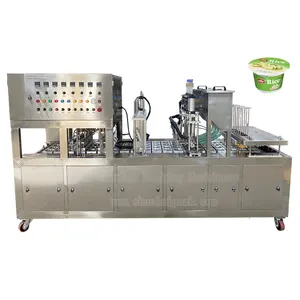 Автоматическая линейная машина для наполнения и Запечатывания бумажных стаканчиков мороженого