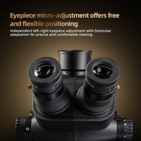 YCS 71 Ultra Microscope Professional 0.67X-45X Magnification Zoom Stereo Microscope for PCB Repair with 10X23 Eyepieces Tools