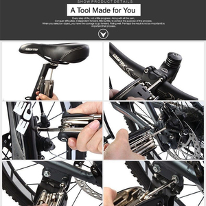 <span class=keywords><strong>Destornillador</strong></span> Plegable Multifuncional Seiko Industrial OEM de Alemania, Juego de Herramientas de Reparación de Bicicletas Torx 16 en 1 - Product Image 4