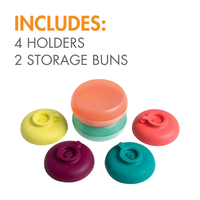Support à sucettes glacées en silicone de qualité alimentaire, support à crème glacée anti-goutte et anti-déversement, plateau anti-goutte réutilisable