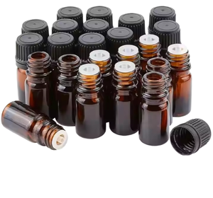 Vente en gros de flacons roll-on en verre violet noir de 10 ml avec bouchon à vis, protection UV, pour huiles essentielles, crème pour le visage, cosmétiques - Product Image 1