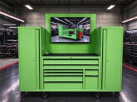 Chariot à outils en acier modulaire personnalisé pour garage, grand espace de rangement pour ateliers de maintenance automobile, solutions de stockage pour ateliers