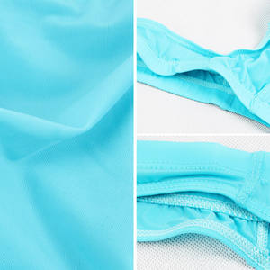 Slip pour hommes en argent Boxer taille basse Nylon Ice Silk Briefs Sexy érotique tongs sous-vêtements - Product Image 5