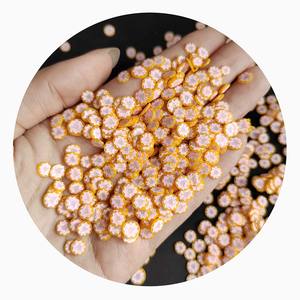 Chocolat beignets polymère argile tranche arrose pour bricolage artisanat minuscule mignon gâteau en plastique klei boue particules téléphone déco - Product Image 1