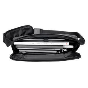 Sac à bandoulière en cuir enduit de grande capacité pour homme, logo personnalisé, portable, imperméable, sac de poitrine extérieur, sac bandoulière - Product Image 4