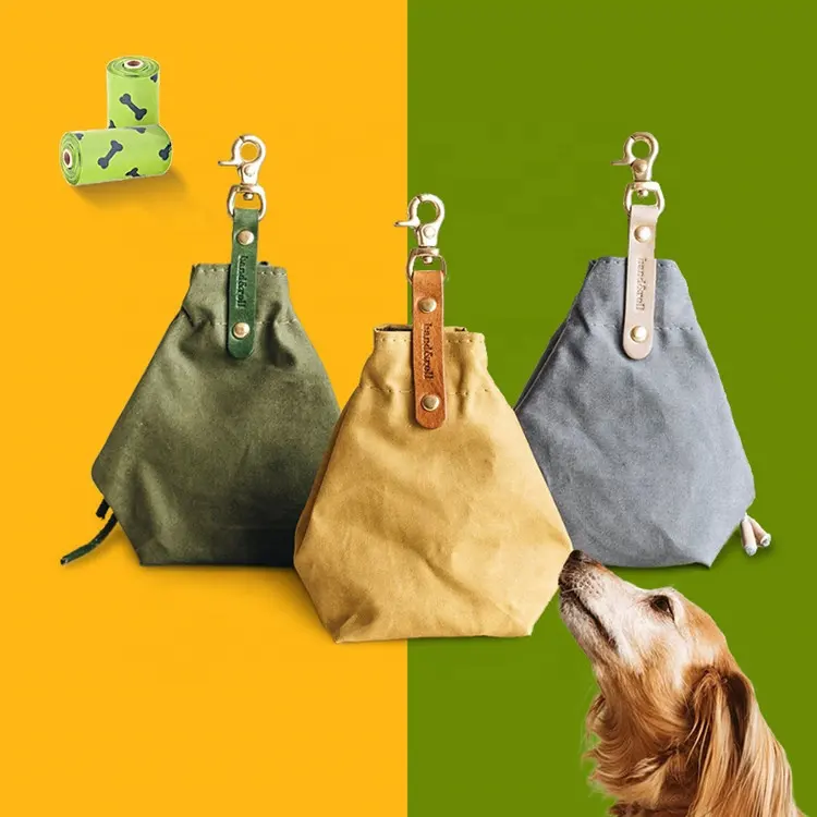 Bolsa de lona impermeable para entrenamiento de mascotas, producto innovador de tacto suave y portátil, impermeable, nueva tendencia