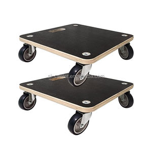 Macetero de madera dura de 18mm de espesor, 250kg, plataforma de carro de transporte de 4 ruedas resistente, madera contrachapada para transporte de movimiento de plantas - Product Image 2