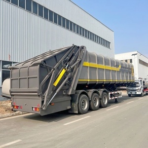 Semirremolque Compactador de Basura de 3 Ejes, 47 CBM, 47000 L, para Recolección de Residuos y Compresión de Basura - Product Image 3