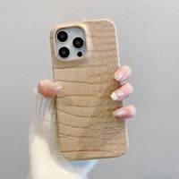 Étui de téléphone antichoc en cuir PU pour garçon, motif unique, unisexe, avec logo, compatible avec les modèles 17/16E/15/13/12Pro Max/8/7/11/14