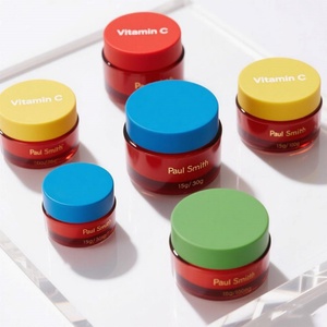 Pot en verre cosmétique vide personnalisé pour crème visage, yeux et corps, 30g, 50g, 100g, violet, bleu, rose - Product Image 3