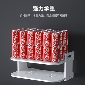 <b>Wall</b> <b>Mounted</b> Router <b>Shelf</b> 2 Tier No Drill Moisture Proof For Electronic Devices Living Room Storage - Product Image 5