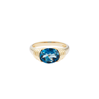 Bague de luxe en quartz miel, bijou héritage pour femme, mariage, dîner de gala