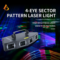 Bon marché, vente en gros, lumière laser rgb à 4 yeux, lumière laser dmx pour disco de scène
