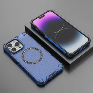 Iphone Clear Transparent Case Magnetic Mobile Phone Case For Iphone 11 12 13 14 15 Pro Max Support Wireless Charging