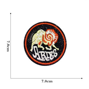 Parches redondos del zodiaco, 12 Constelaciones personalizadas de alta calidad - Product Image 5
