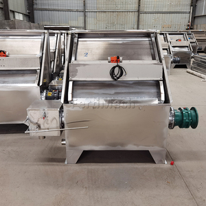 Équipement horizontal de séparation solide-liquide de fumier de porc de machine de déchets de cuisine industrielle - Product Image 5