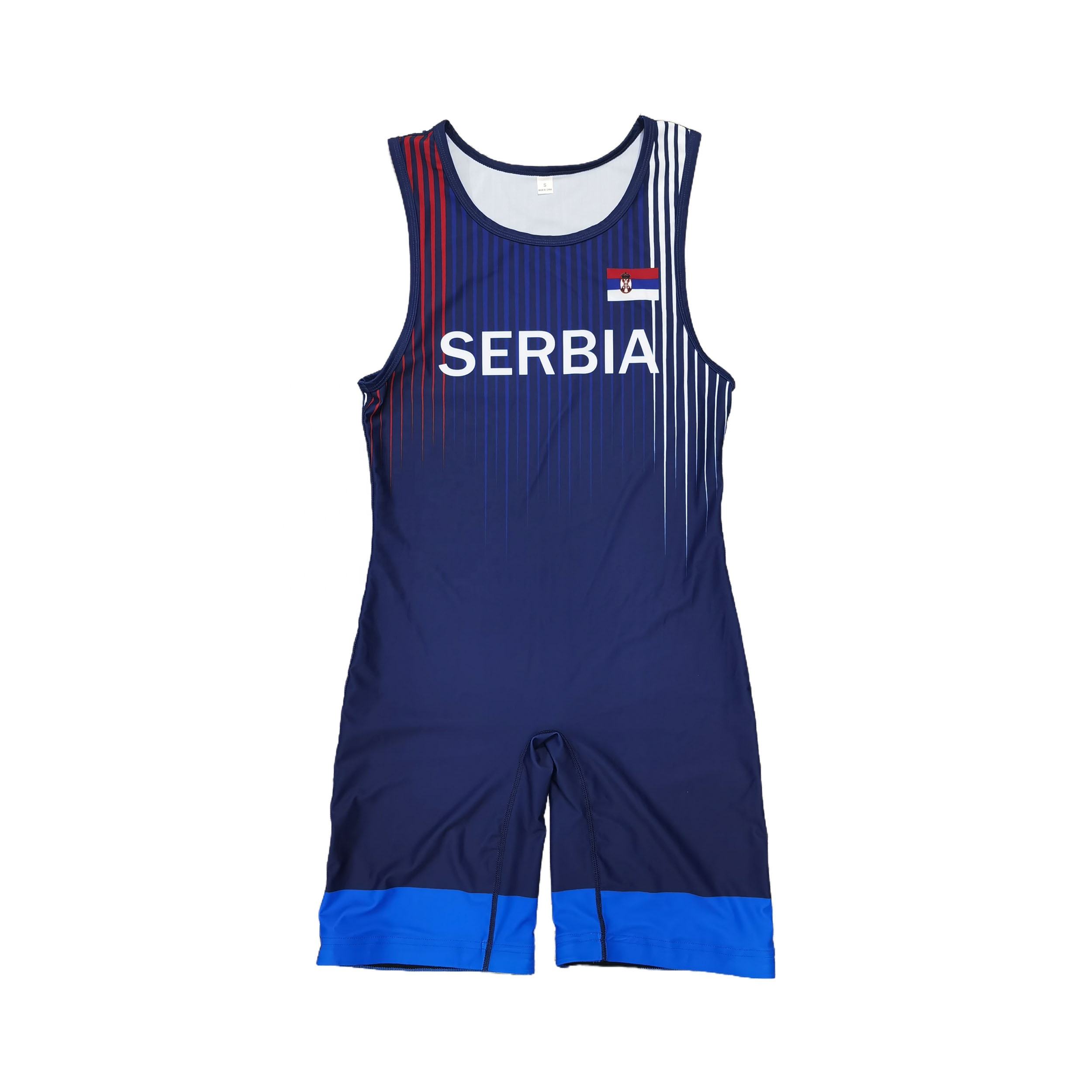 Shop 2024 Custom Men's Wrestling Singlets Serbia International