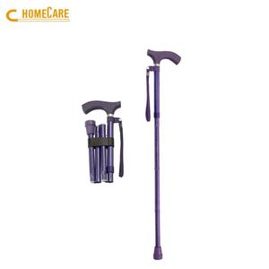 Bâton de marche télescopique en alliage d'aluminium avec embout en caoutchouc pour la montagne, OEM accepté - Product Image 2