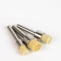 Brosse industrielle multifonctionnelle en céramique pour le décapage de peinture, le polissage et l'élimination de la rouille, avec manche métallique CNC DIY OEM et poils diamantés