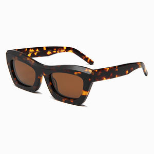 Lunettes de soleil de luxe de haute qualité, polarisées, à monture complète, de style œil de chat, avec logo personnalisé, UV400, en acétate - Product Image 1