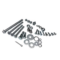 Juego Completo de Accesorios para el Sistema de Carrocería de Motocicleta CG125, Incluye Placa de Cadena, Piñón, Tuerca, Perno y Tornillos para HONDA