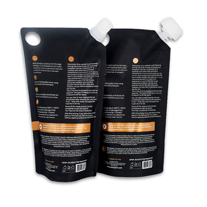 לוגו מותאם אישית מט מילוי כימי נוזלי שחור נוזלי מכסי מילוי קוסמטיים קוסמטיים קוסמטיים קוסמטיים טיפול עור לעמוד שקית כיס עם זרבובית - Product Image 5