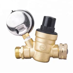 <span class=keywords><strong>Prix</strong></span> usine soupape de surpression Ss8090 régulateur/voie d'éperon limitée mâle femelle réglable en laiton <span class=keywords><strong>eau</strong></span> Pn16 avec compteur Prv - Product Image 5