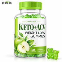 Gummies amincissants à la cidre de pomme, marque privée OEM, gummies Keto ACV