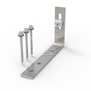 Système de fixation pour tuiles solaires photovoltaïques EmperySolar, en aluminium, acier au carbone, galvanisé à chaud - Product Image 4