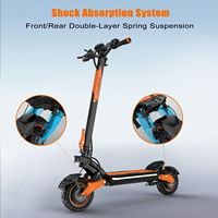 Scooter Eléctrico Todoterreno KUGOO LX10 Pro en Stock en Almacén Europeo, Autonomía de 100 KM, Motor Dual de 1400W*2, 60V 20Ah, Scooter Eléctrico para Adultos