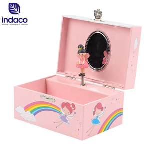 Beautiful Jewelry Box Customized Gift Box Hottest Style Rotating Dancer Music Jewelry <b>Storage</b> Box - Product Image 2